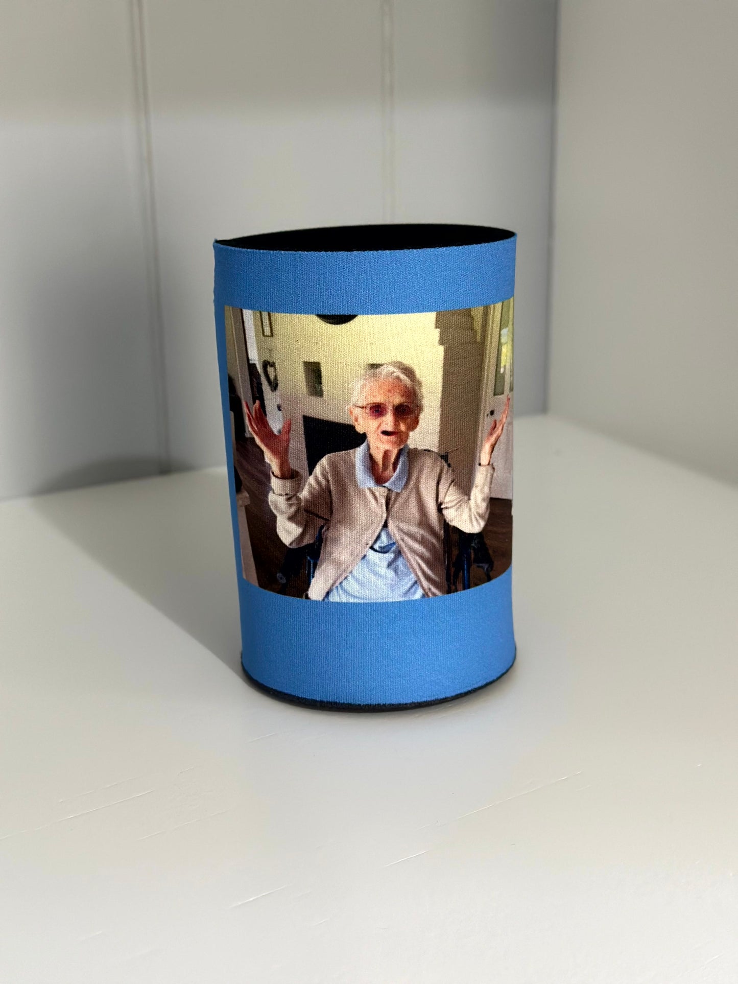 'Donkey' stubby holder in light blue