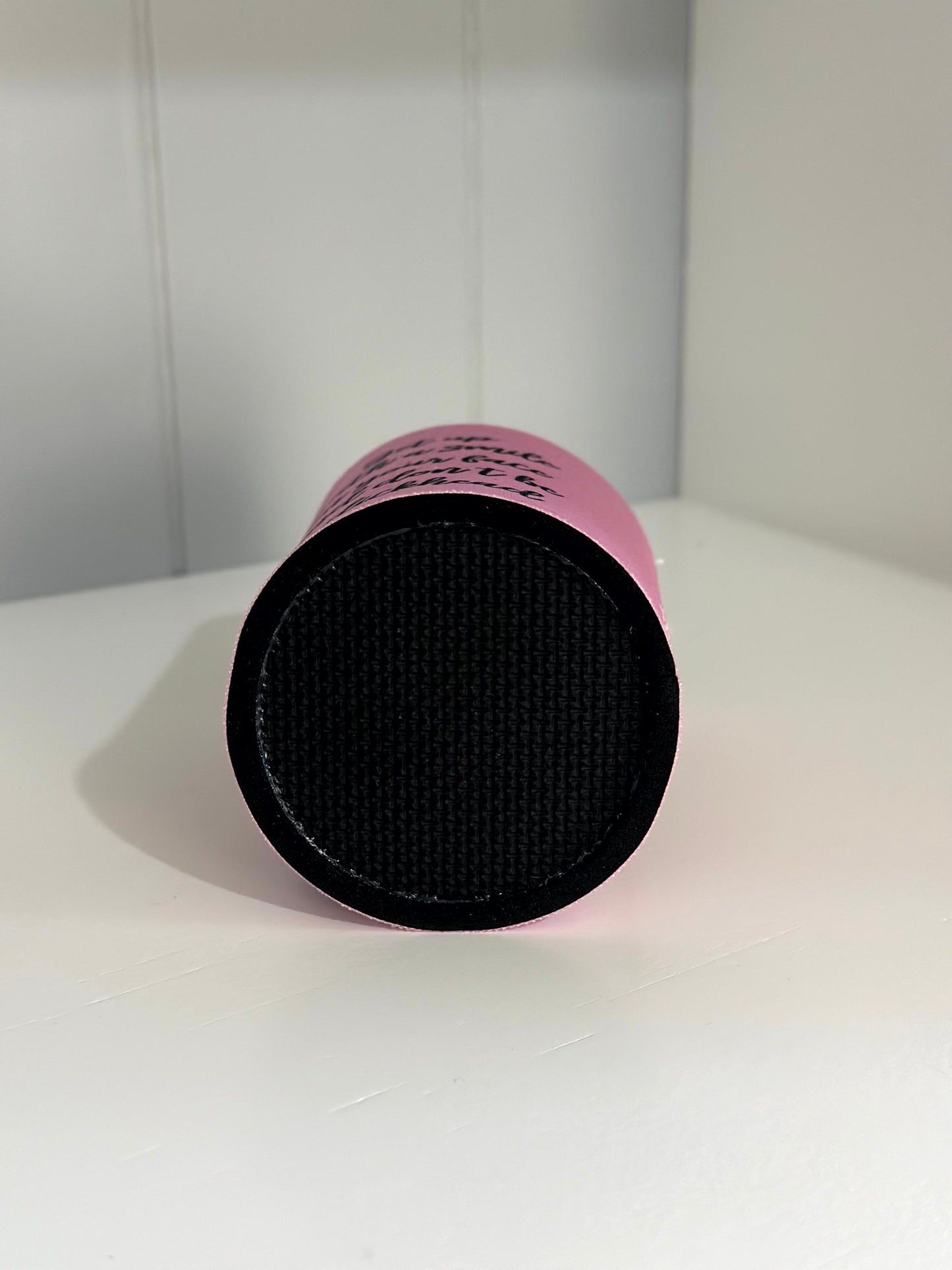 'Pretty in Pink' stubby holder