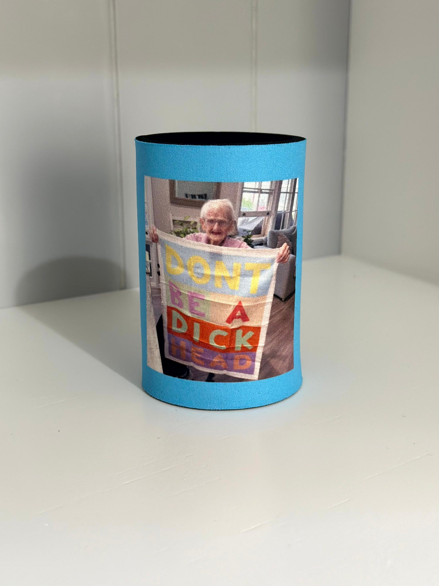 'Neon Blue' stubby holder