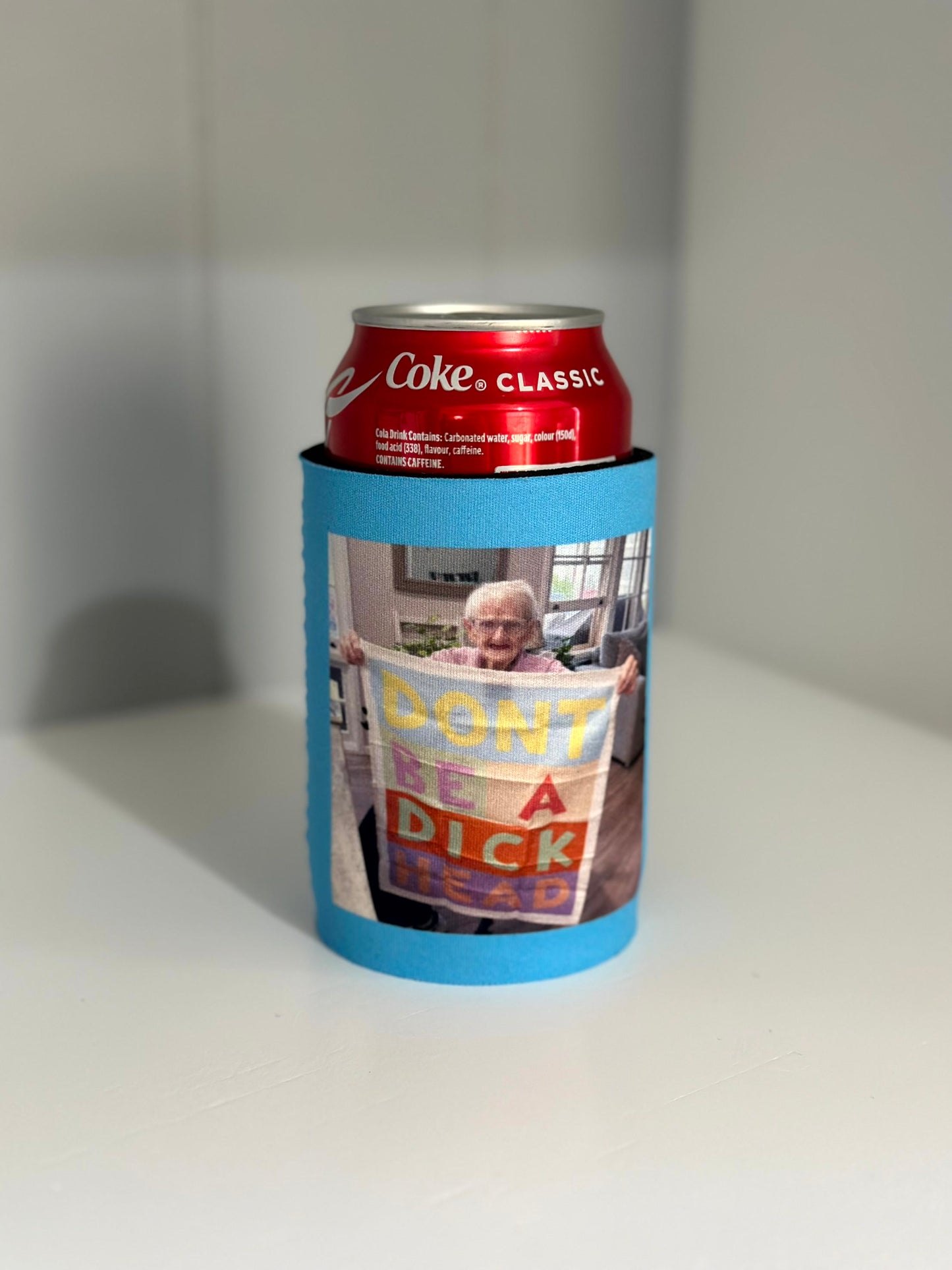 'Neon Blue' stubby holder